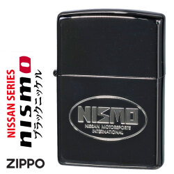 ZIPPO/NISUMO　旧ロゴ　日産シリーズ　ブラックニッケル　NISSAN　BK　エッチング画像