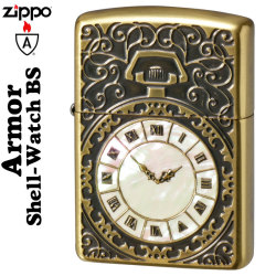 zippo(ジッポーライター)アーマー・シェルウォッチInlay（貝貼り）　BS 両面加工画像
