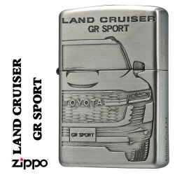 zippo(ジッポーライター)TOYOTA 　ランドクルーザー GR SPORT  トヨタ自動車公式認定 銀サテン古美両面エッチング　TOYO-LC-GR画像
