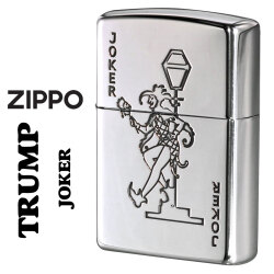 ZIPPO/ZP トランプ  ジョーカー ドランカー 銀イブシ エッチング zTR-J画像