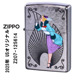 ZIPPO/USオリジナルZIPPO 2025 人気の「WINDY」デザイン Windy Flame ストリートクローム プリント加工 zZ207-125614画像