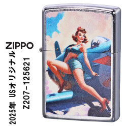 ZIPPO/USオリジナルZIPPO 2025 セクシーガール ストリートクローム プリント加工 zZ207-125621画像