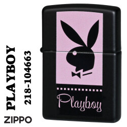 ZIPPO/PLAYBOY pink bunny　ピンク　バニー　ブラックマット 2023モデル Z218-104663画像