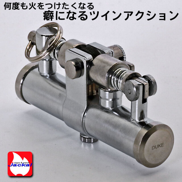 DUKE オイルライター デューク4 クロームサテン DUK4-CRS