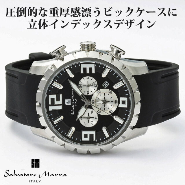 腕時計メンズ 【Salvatore Marra】サルバトーレマーラ 10気圧