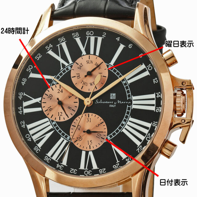 腕時計メンズ 【Salvatore Marra】サルバトーレマーラ レザー 腕時計メンズ 【Salvatore Marra】サルバトーレマーラ レザー