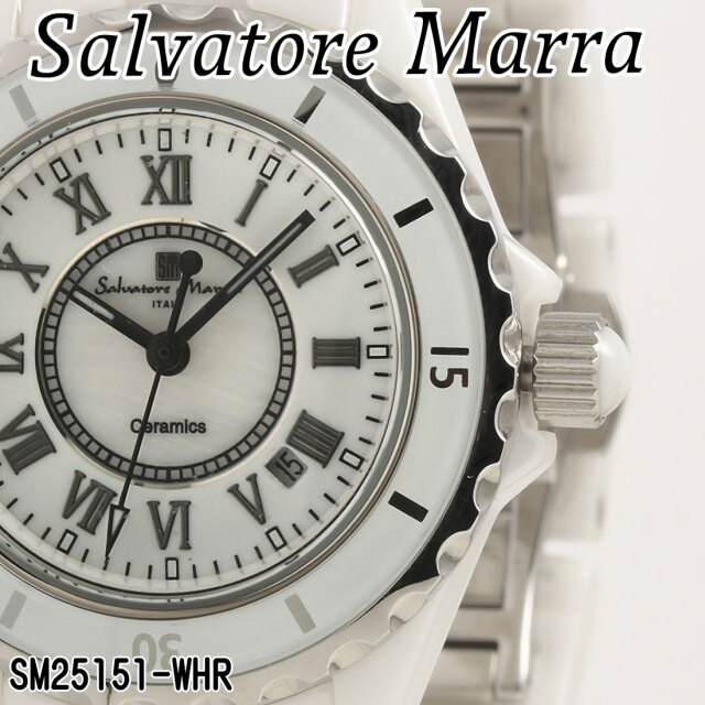 腕時計 レディース Salvatore Marra サルバトーレマーラ セラミック 3