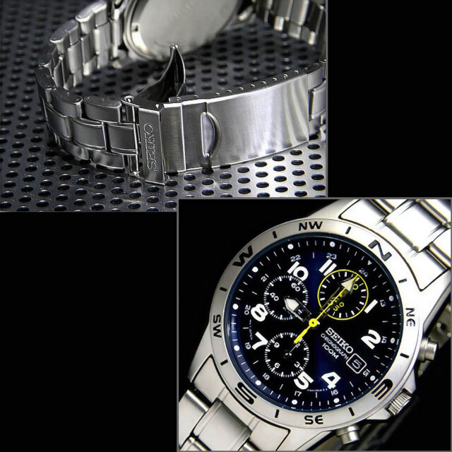 ★新品未使用★ セイコー SND379P メンズ　クロノグラフ　SEIKO SEIKO セイコー クロノグラフ 逆輸入 海外モデル SND379P1