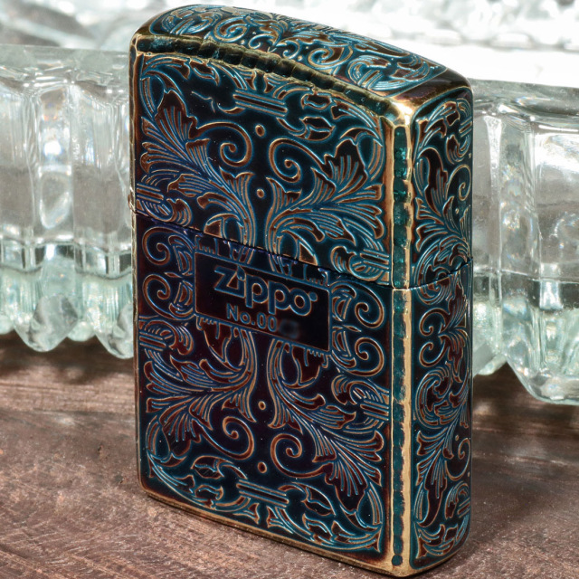 zippo ジッポーライター 162アーマーアラベスク 金メッキいぶし