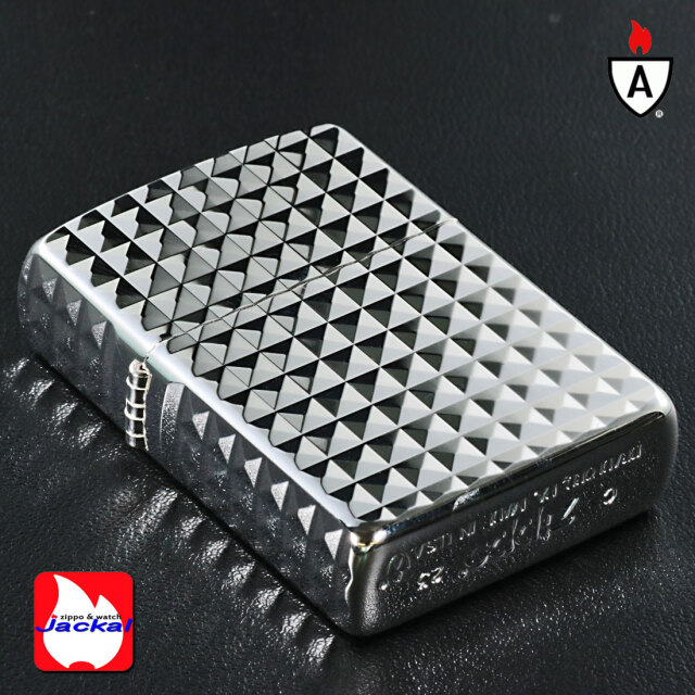 zippo ジッポーライター ARMOR アーマー 鎧 ダイヤカット 4面彫刻