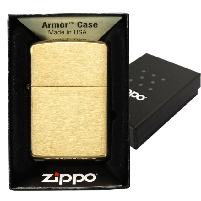 zippo アーマー ジッポ ゴールド 168 ブラスサテーナ z008