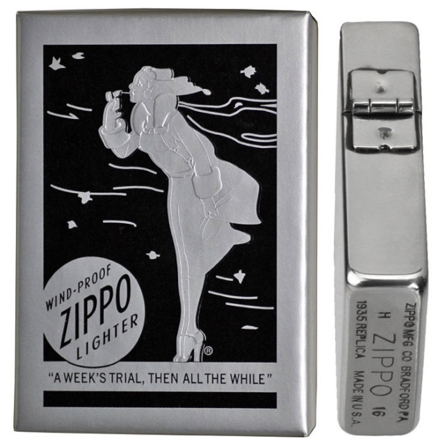 zippo(ジッポーライター) 1935レプリカ 保証書柄デザイン ギャランティ