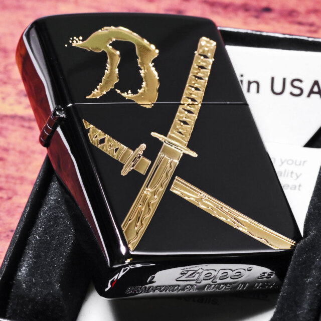 zippo ジッポーライター サムライクロス ブラック PREMIUM COLLECTION