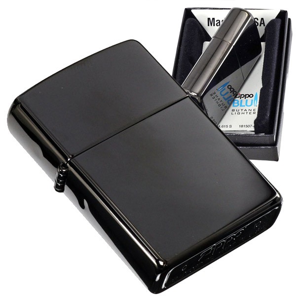 ZIPPO】24756エボニー 漆黒のブラック ネコポスなら全国送料無料