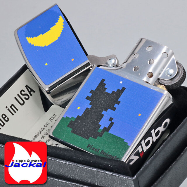 在庫限りで終了) ZIPPO(ジッポーライター) ピクセルアニマル CAT