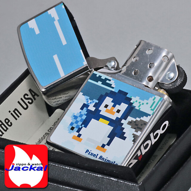在庫限りで終了 ZIPPO(ジッポーライター) ピクセルアニマル