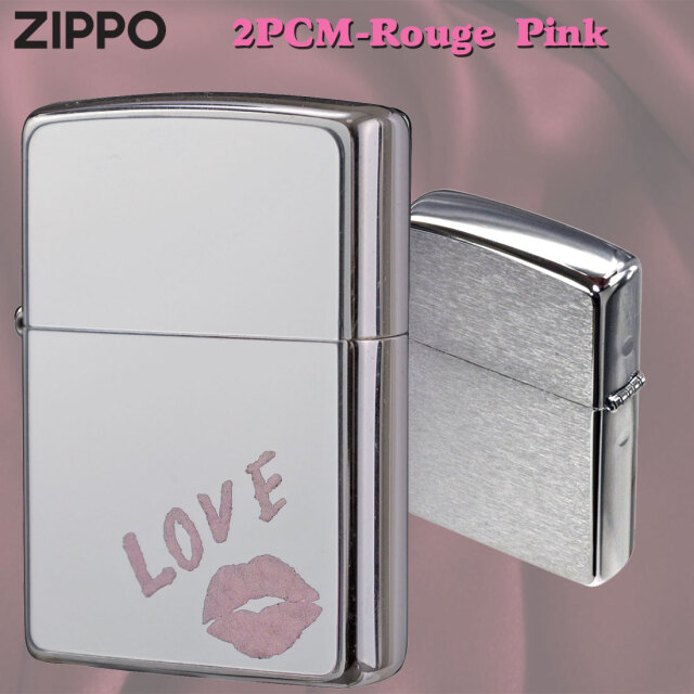 ZIPPO ハイベーシック ピンクミラー 未使用 両面加工 - メルカリ