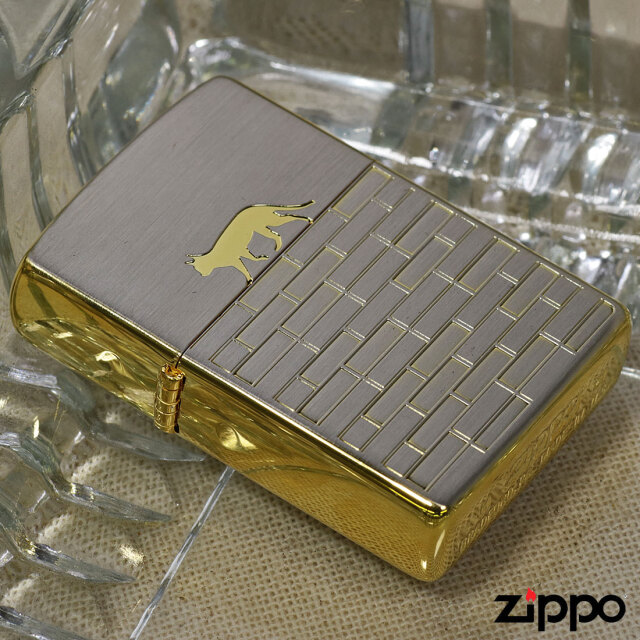 ジッポーライターまとめ ZIPPO ジッポーライター CAT walk SGサテン エッチング 両面加工