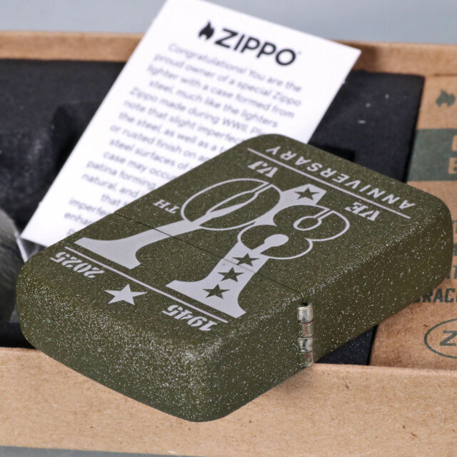 ZIPPO(ジッポーライター) 限定 第二次世界大戦終戦80周年記念モデル VE