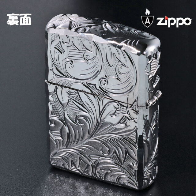 zippo アーマー ジッポーライター Armor 5面立体彫刻 LEAF