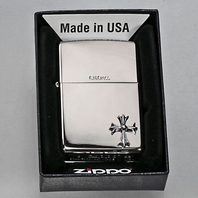 希少クロスメタル張りZIPPO 楽天市場】ジッポー ZIPPO ライター クロスメタル 純銀メタル