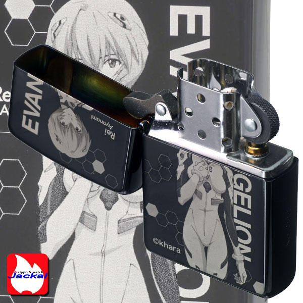 ZIPPO - 【送料込み】 ZIPPO/エヴァ新劇場版『レイ』ブラックチタン ZIPPO エヴァンゲリオン 綾波レイ＆MOON ジッポ ライター 限定