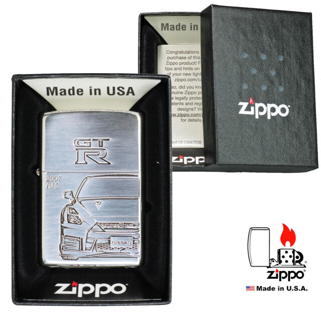 おニュー　銀製　限定品　ライター　ジッポー 楽天市場】zippo(ジッポーライター）NISSAN GT-R NISMO [ R35