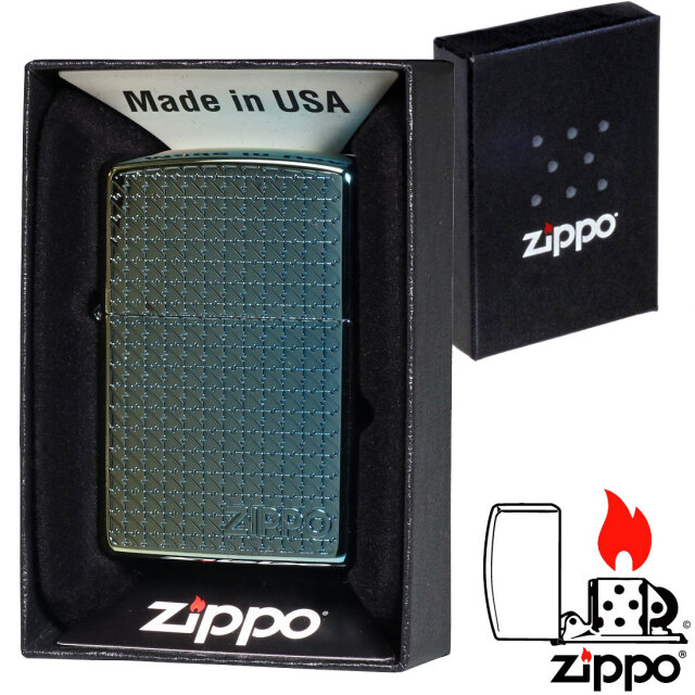 ZIPPO[ジッポー]両面柄違い加工 Houndstooth TC(R) 千鳥格子