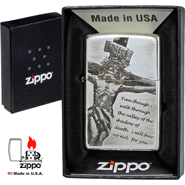 ZIPPO ジッポーライター キリスト エッチング シルバーいぶし JM ZIPPO ジッポーライター キリスト エッチング シルバーいぶし JM