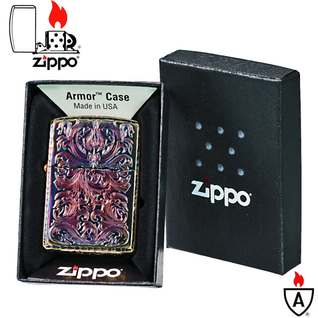 zippo(ジッポーライター)アーマー KINGII（キング2） 5面加工