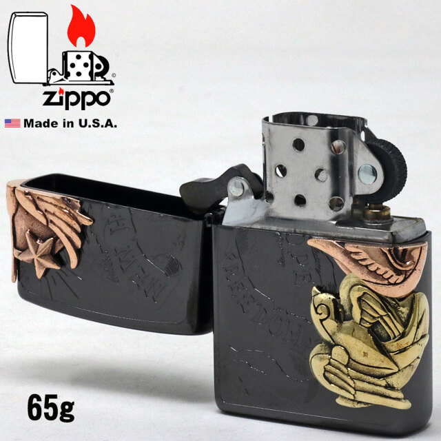 zippo ジッポーライター ラッキーチャーム スワロウ BK ブラック