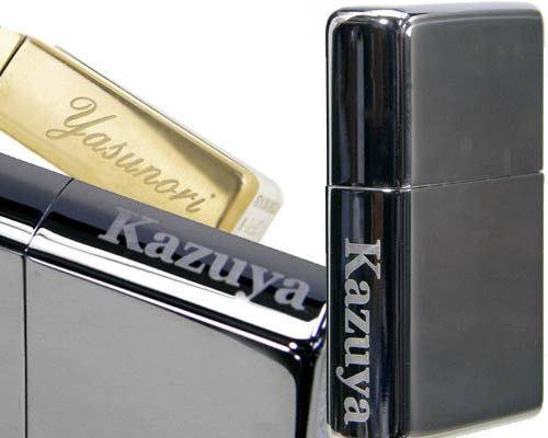 ZIPPO(ジッポー)サイド ネーム刻印料金 10文字まで ※ジッポ本体は