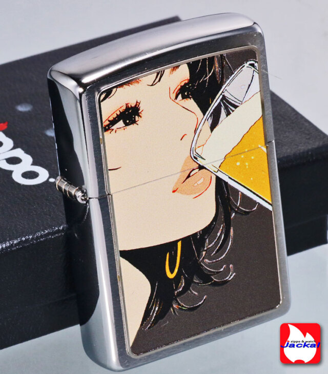 ZIPPO(ジッポーライター) ガール柄 Drinking Girl ドリンキング ガール