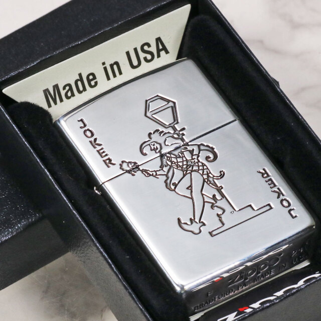 【だいじょぶさん専用⭐️良品】　♬ ローランドHPD-10 ♬ zippo ジッポーライター トランプ ジョーカー ドランカー 銀