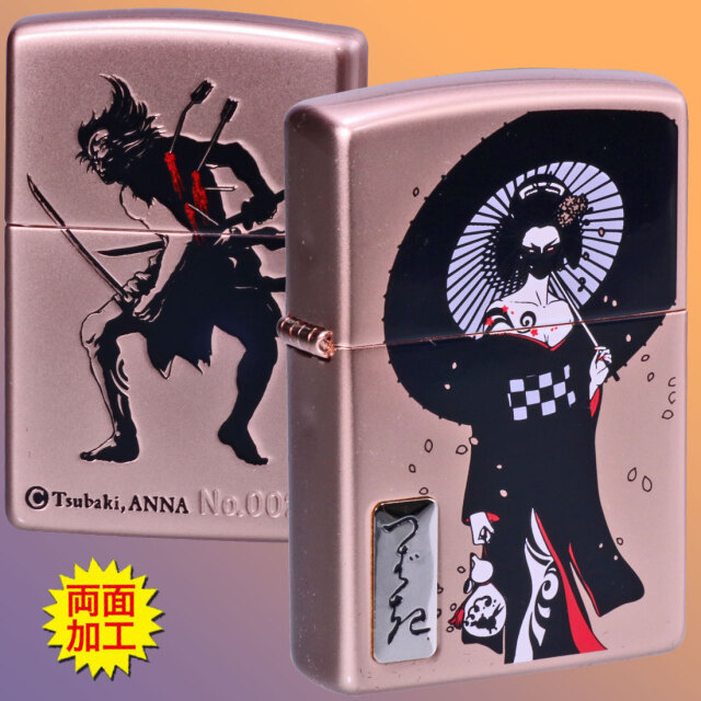 ZIPPO ジッポ-ライター 限定 現代女浮世絵師 ツバキアンナ Tsubaki