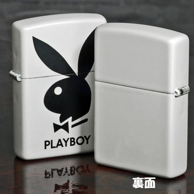 zippo ジッポーライター PLAYBOY logo white ロゴ ホワイト