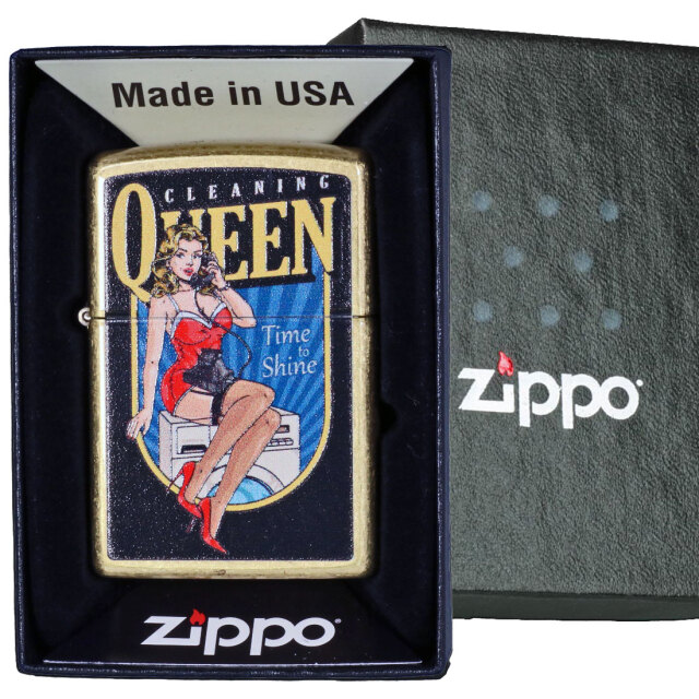 zippo(ジッポーライター) USオリジナルZIPPO 2025 ガール柄 CLEANING