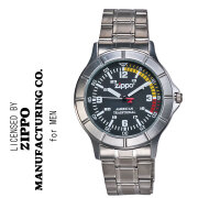 激レア 腕時計メンズZIPPO社公式ライセンス 腕時計 ZIPPOロゴ入り  PAS-2-M画像
