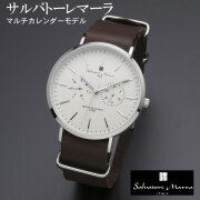 腕時計 メンズ レディース Salvatore Marra サルバトーレマーラ マルチカレンダー 3気圧防水 レザーベルト SM15117-SSWHSV 本革レザー ブランド 人気 シンプル ウォッチ カジュアル フォーマル  送料無料 お取り寄せ