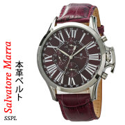 腕時計メンズ 【Salvatore Marra】サルバトーレマーラ　ウォッチ　レザーベルト  マルチファンクション  SM23101-SSPL画像