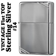 ZIPPO/ジッポ スターリングシルバー925 純銀フラットトップジッポライターNo14 画像