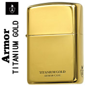 zippo armor (アーマージッポーライター)UNMiX アンミックス ゴールドチタン 162  かっこいい オシャレ メンズ レディース 高級感 上品 ギフト プレゼント【ネコポス可】