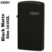 ZIPPO ジッポ ライター ブラックマットジッポ スリム画像