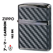 zippo(ジッポーライター)armor　アーマー カーボンシリーズ　CARBON SERIES　黒ニッケル　エッチング　162BK-CARBON　オイルライター　4面カーボンシート貼り　ブラック　美しい  重量感　ギフト　プレゼント　送料無料【ネコポス可】