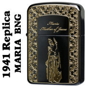 ZIPPO ジッポーライター 1941レプリカ 聖母 マリア シルバー