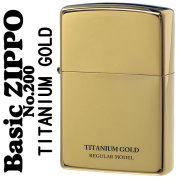 zippo (ジッポーライター)UNMiX アンミックス ゴールドチタン 200  送料無料【ネコポス可】