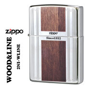 zippo ジッポーライター WOOD&LINE ウッド＆ライン 金メッキ ユニット 