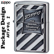 送料無料  zippo(ジッポーライター)ARTアートワーク　年代別パッケージデザイン　メタル2  銀古美メタル貼り　オイルライターおしゃれ 　メンズ かっこいい ギフト プレゼント 【ネコポス可】