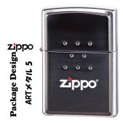 zippo(ジッポーライター)ARTアートワーク　年代別パッケージデザイン　メタル5   BNi サテン・色入れメタル貼り　ART-M5　オイルライター　おしゃれ 　メンズ かっこいい　ギフト プレゼント　送料無料 【ネコポス可】