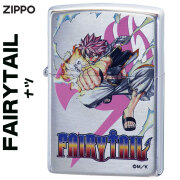 zippo(ジッポーライター)  FAIRYTAIL(フェアリーテイル)ナツ Hiro Mashima S サテン・インクJET フルカラー　おしゃれ　メンズ かっこいい ギフト プレゼント送料無料